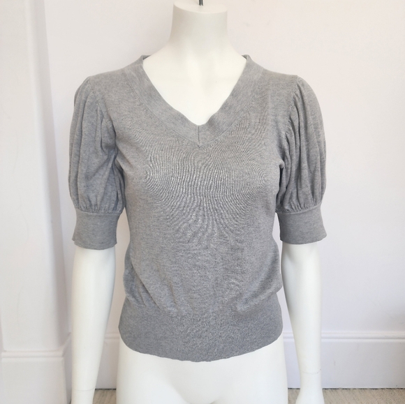 Banana Republic Puff Sleeve Top - Picture 1 of 15